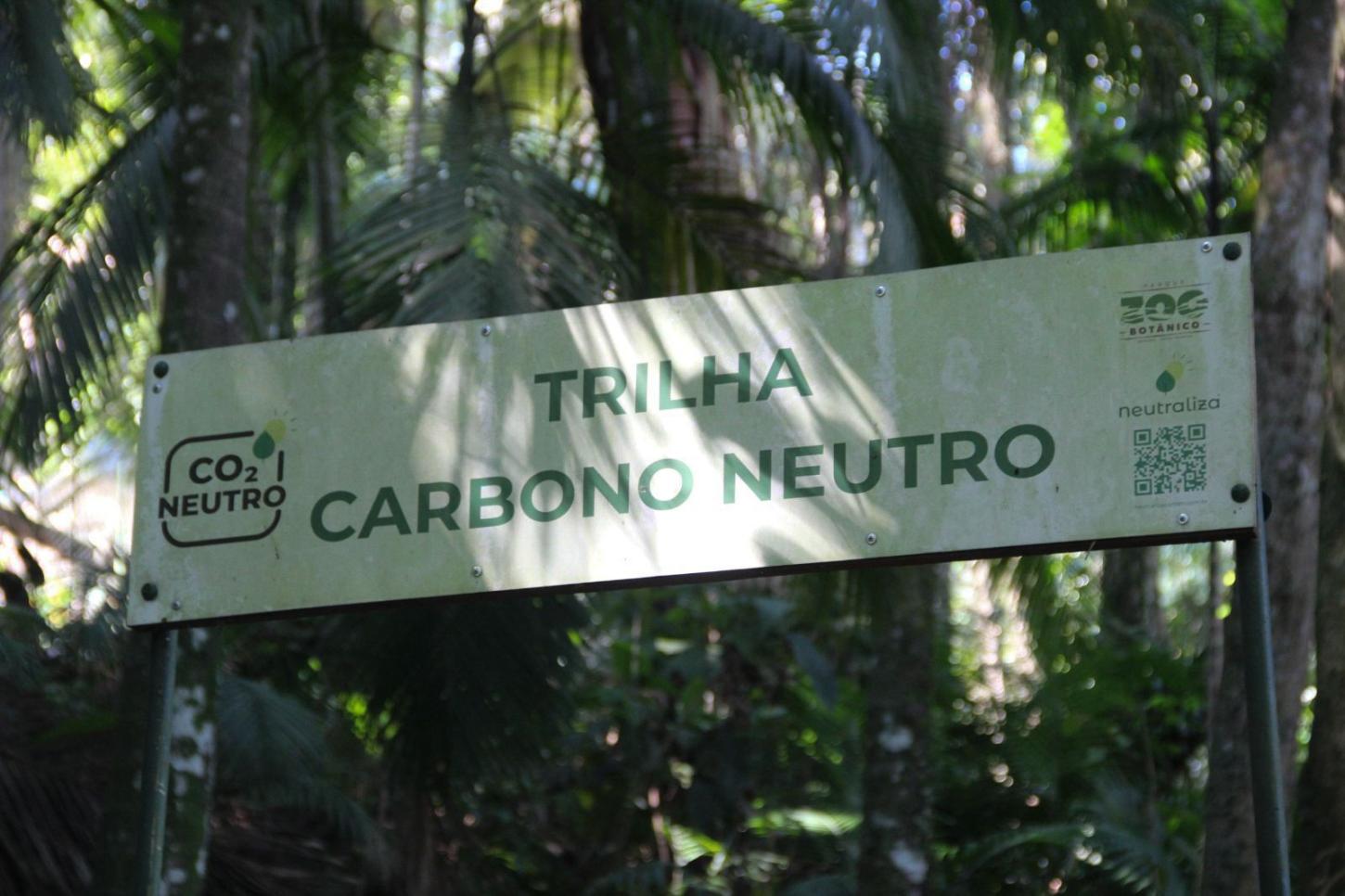 Zoobotânico recebe ação de compensação de emissão de carbono