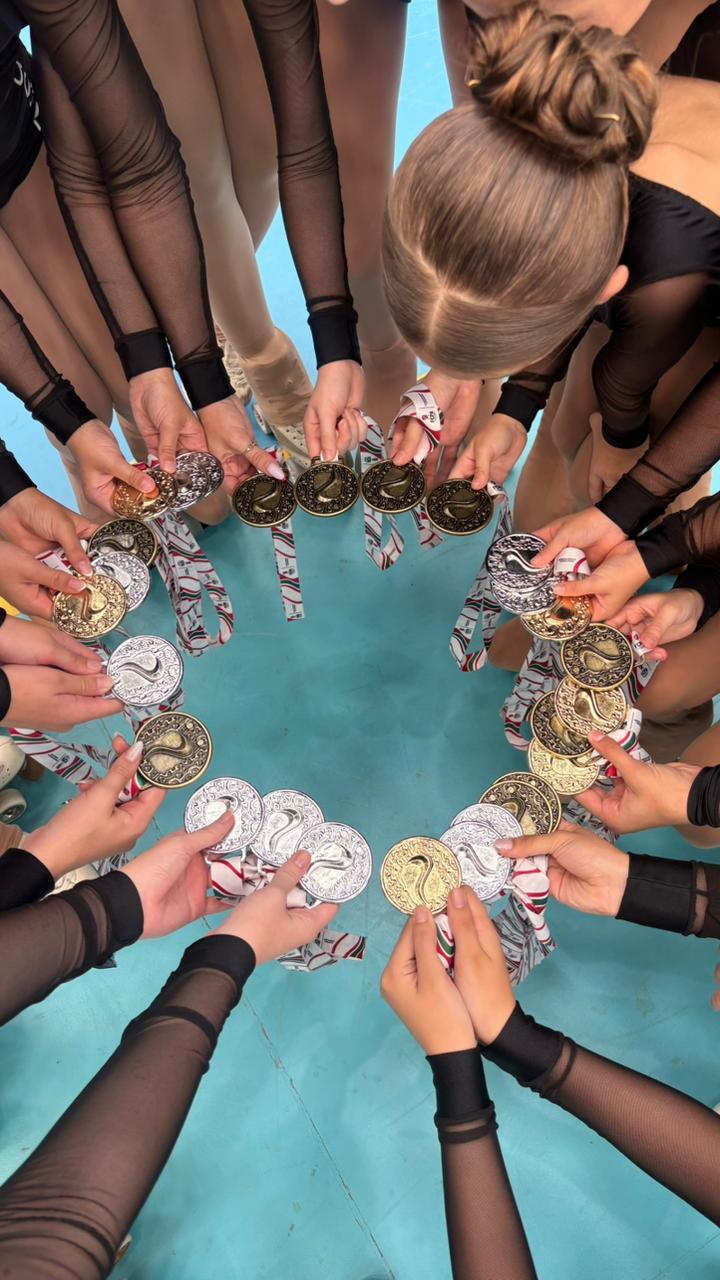 ACAP/FME Indaial conquista 40 medalhas na 1ª fase do Campeonato Catarinense de Patinação Artística