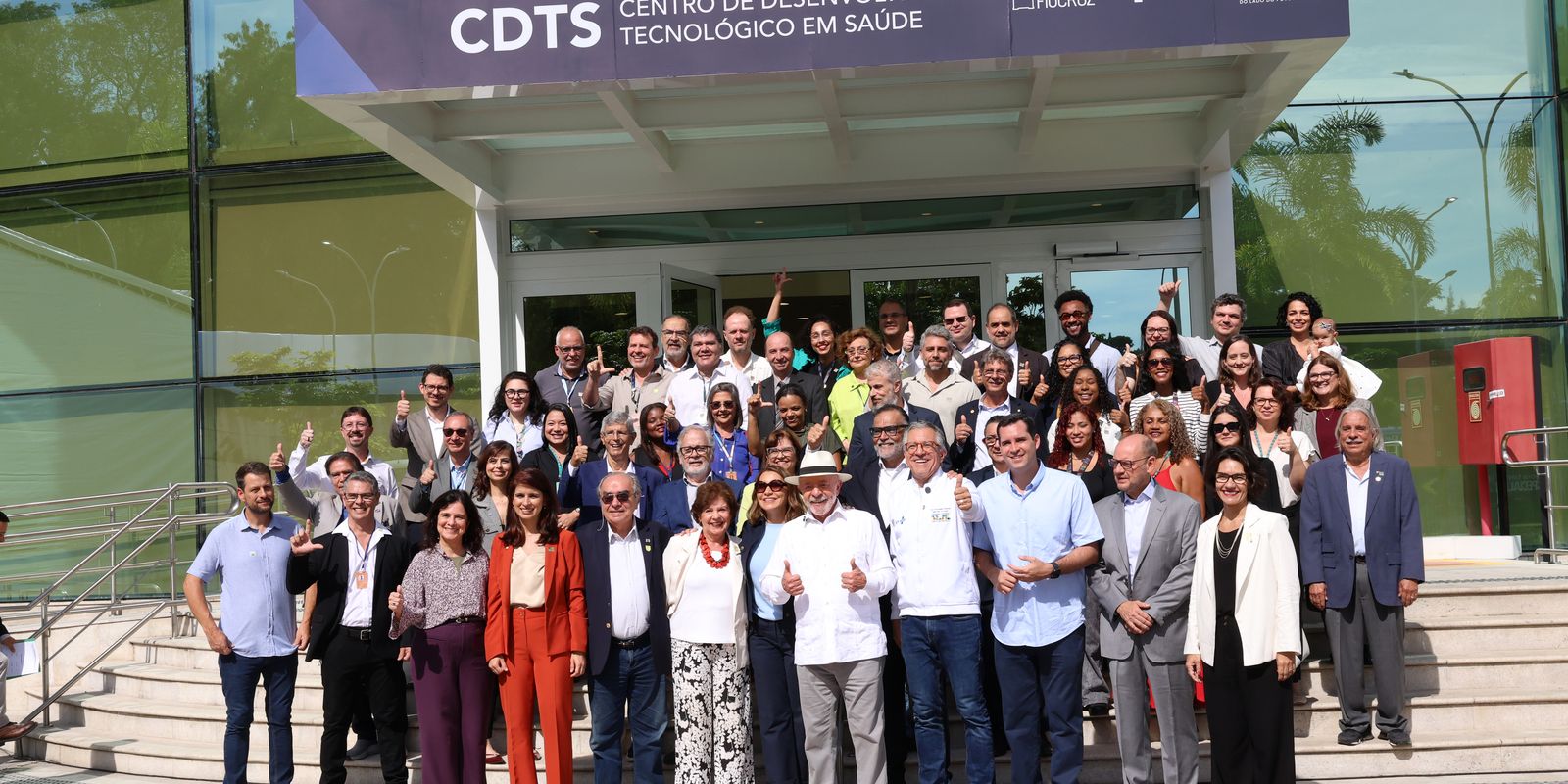 Lula destaca potencial do Brasil em tecnologia e pesquisa na inauguração de centro da Fiocruz