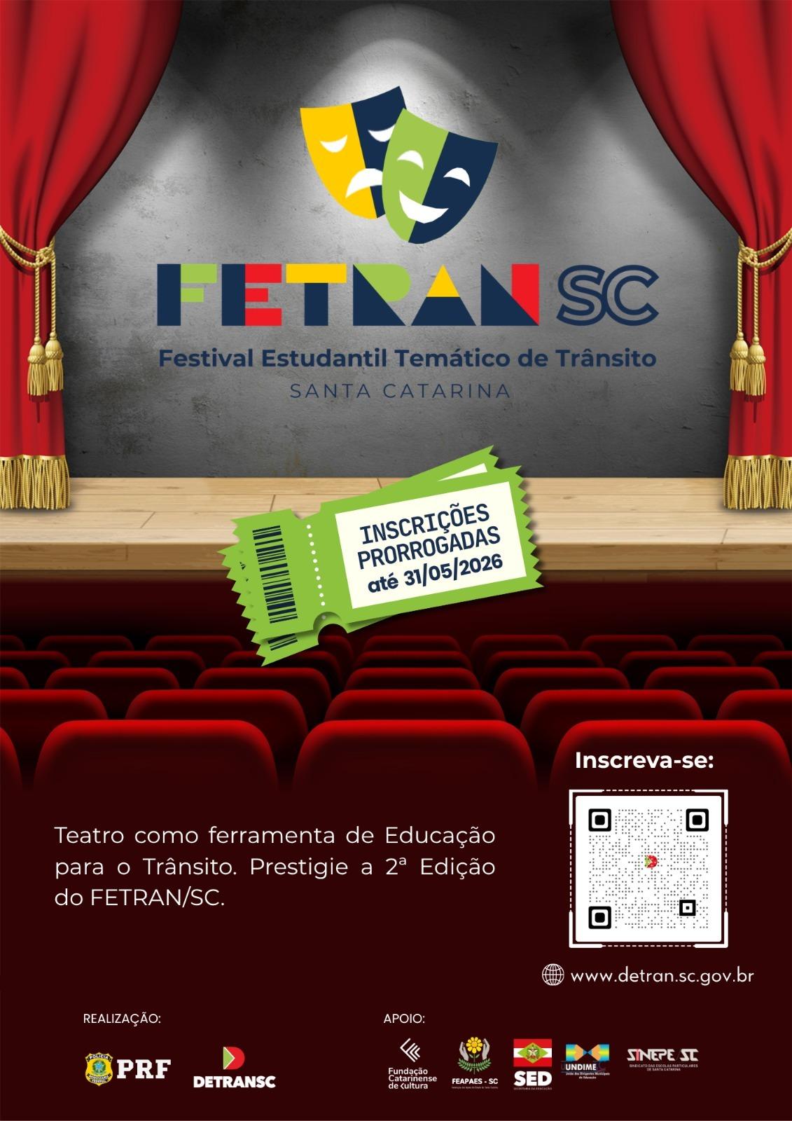 Fetran-SC 2026 tem inscrições prorrogadas para 31 de maio