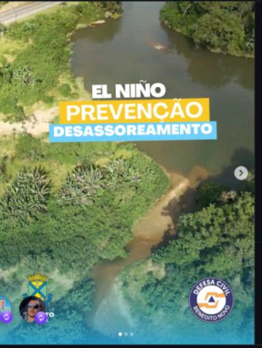 Benedito Novo inicia ações preventivas contra o El Niño com limpeza de rios e ribeirões
