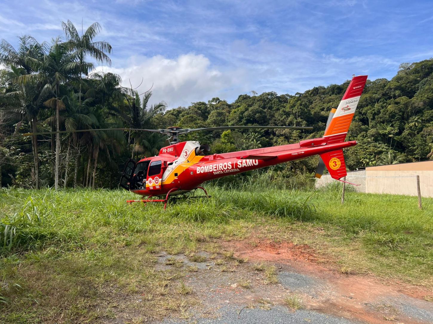 CBMSC atende ocorrência de atropelamento com politraumatismo