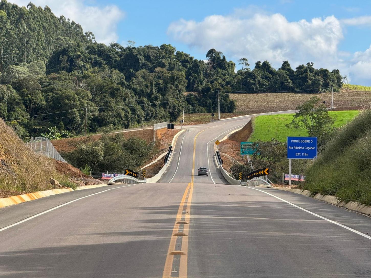 Estrada Boa: SC-281 recebe serviços finais entre Atalanta e Ituporanga