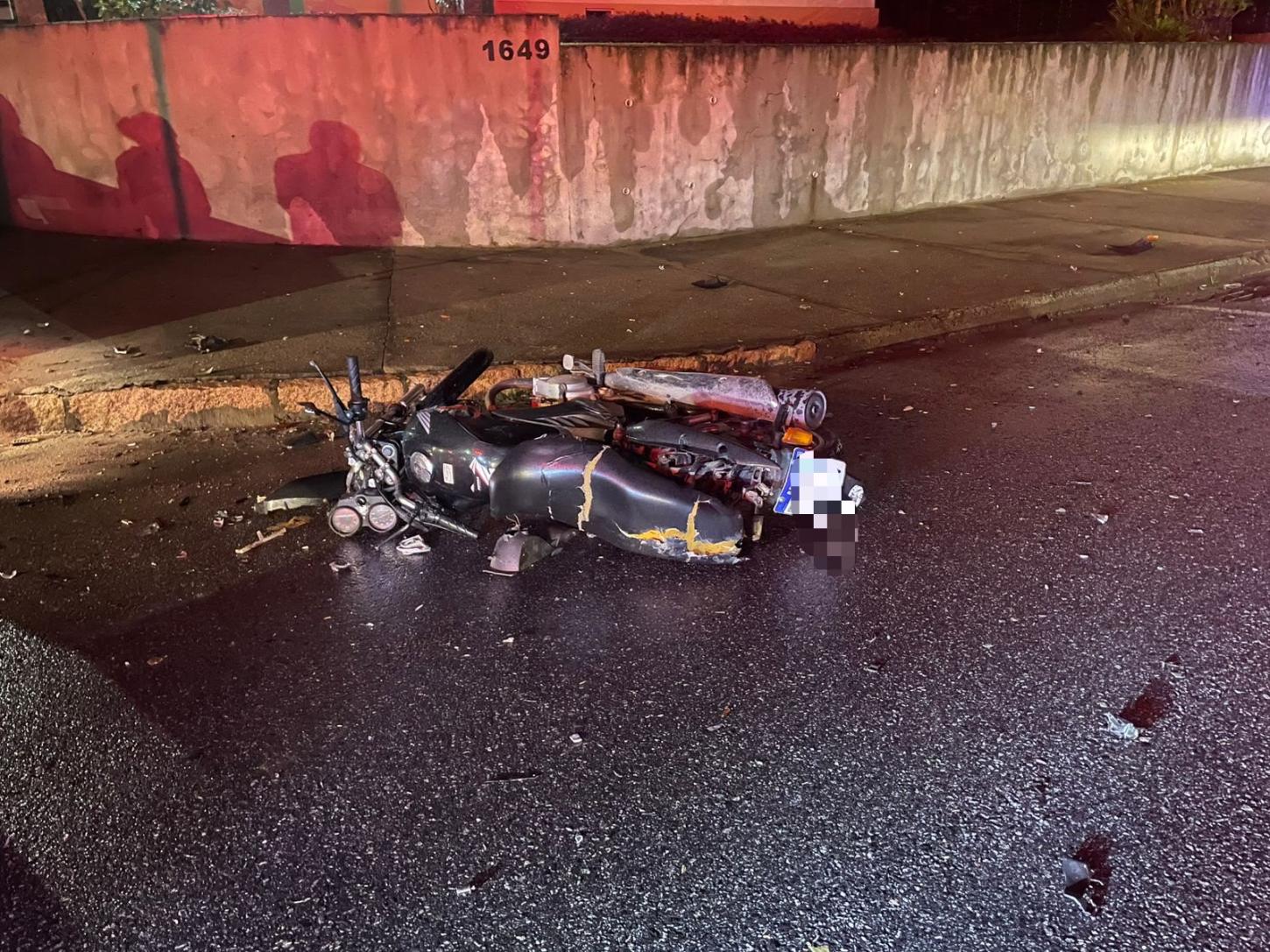 Motociclista fica gravemente ferido após colisão com Topic em Timbó