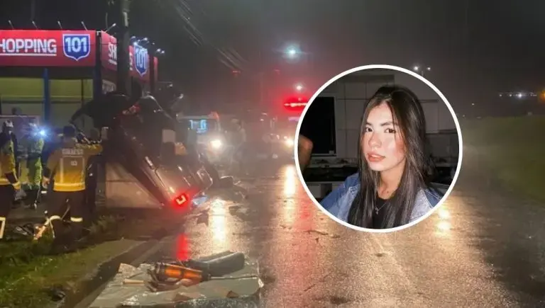 Tragédia em Barra Velha: jovens de 16 e 18 anos morrem em capotamento na marginal da BR-101