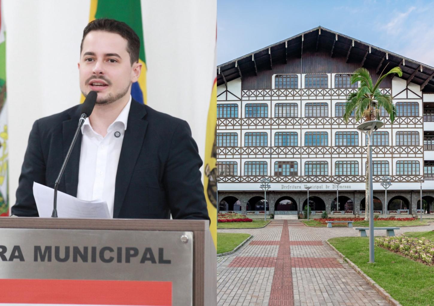 Vereador Jean Volpato defende criação de comissão permanente para fiscalizar contratos da Prefeitura de Blumenau