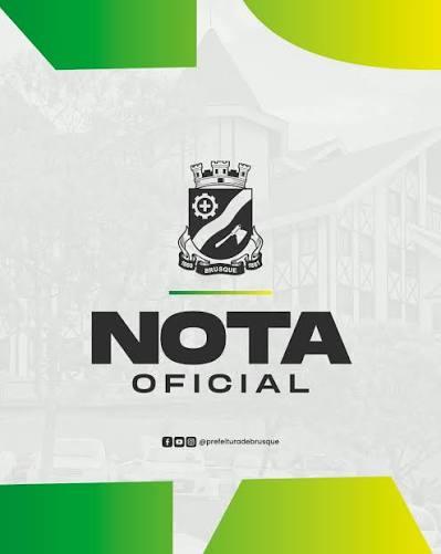BRUSQUE - NOTA OFICIAL