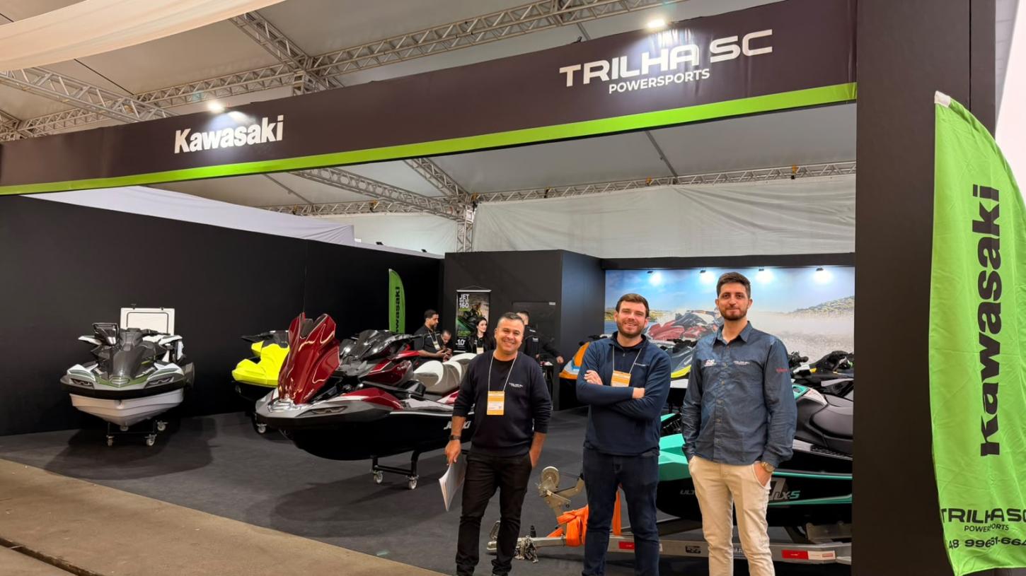 Kawasaki acelera o mercado náutico no Marina Itajaí Boat Show
