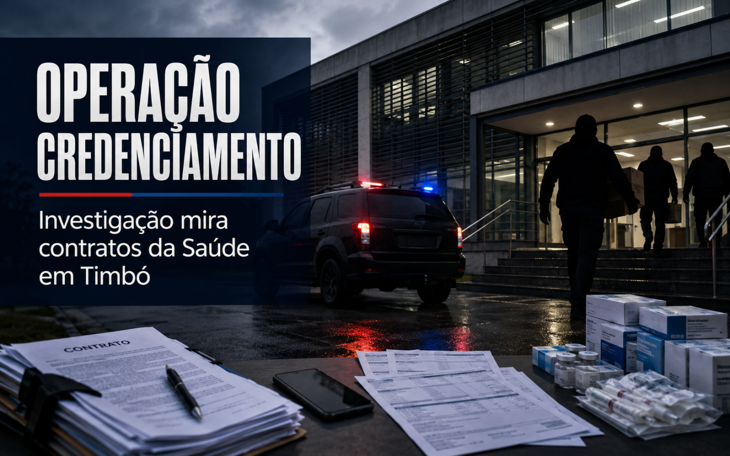 Operação Credenciamento mira empresários e apura corrupção na Saúde de Timbó