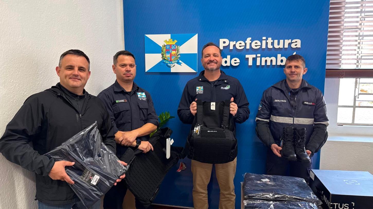 Prefeitura de Timbó investe na valorização e segurança dos Agentes de Trânsito