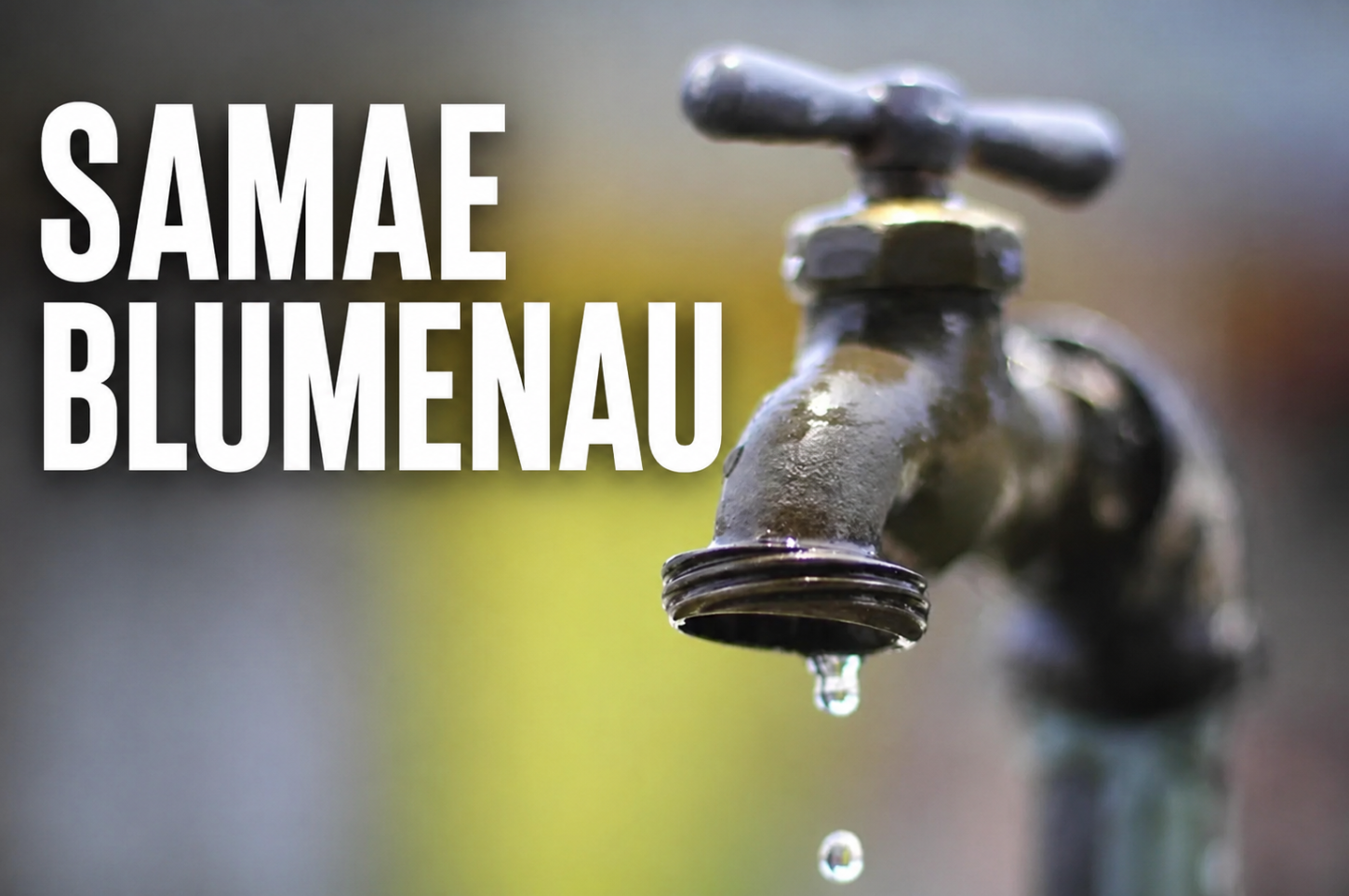 Turbidez da água afeta o abastecimento em Blumenau neste domingo (12)