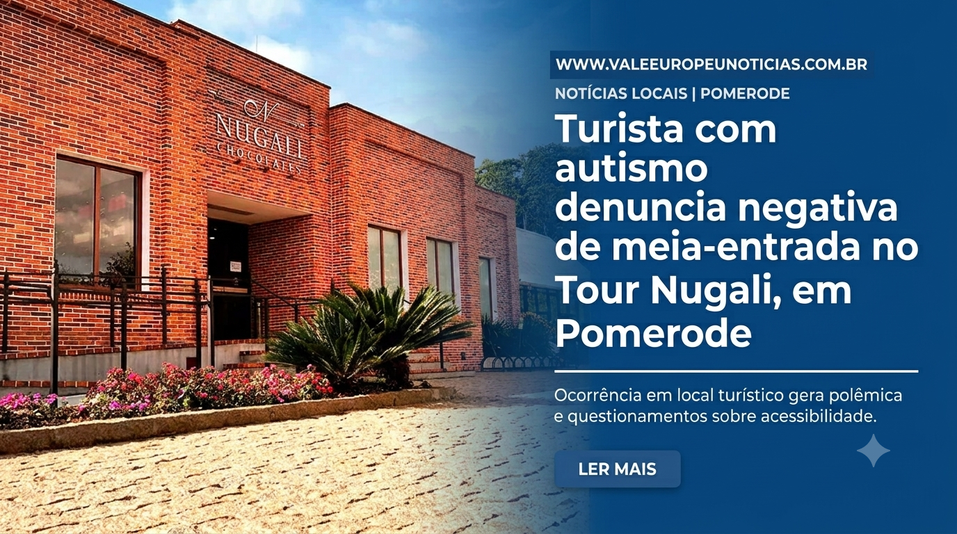 Turista com autismo denuncia negativa de meia-entrada no Tour Nugali