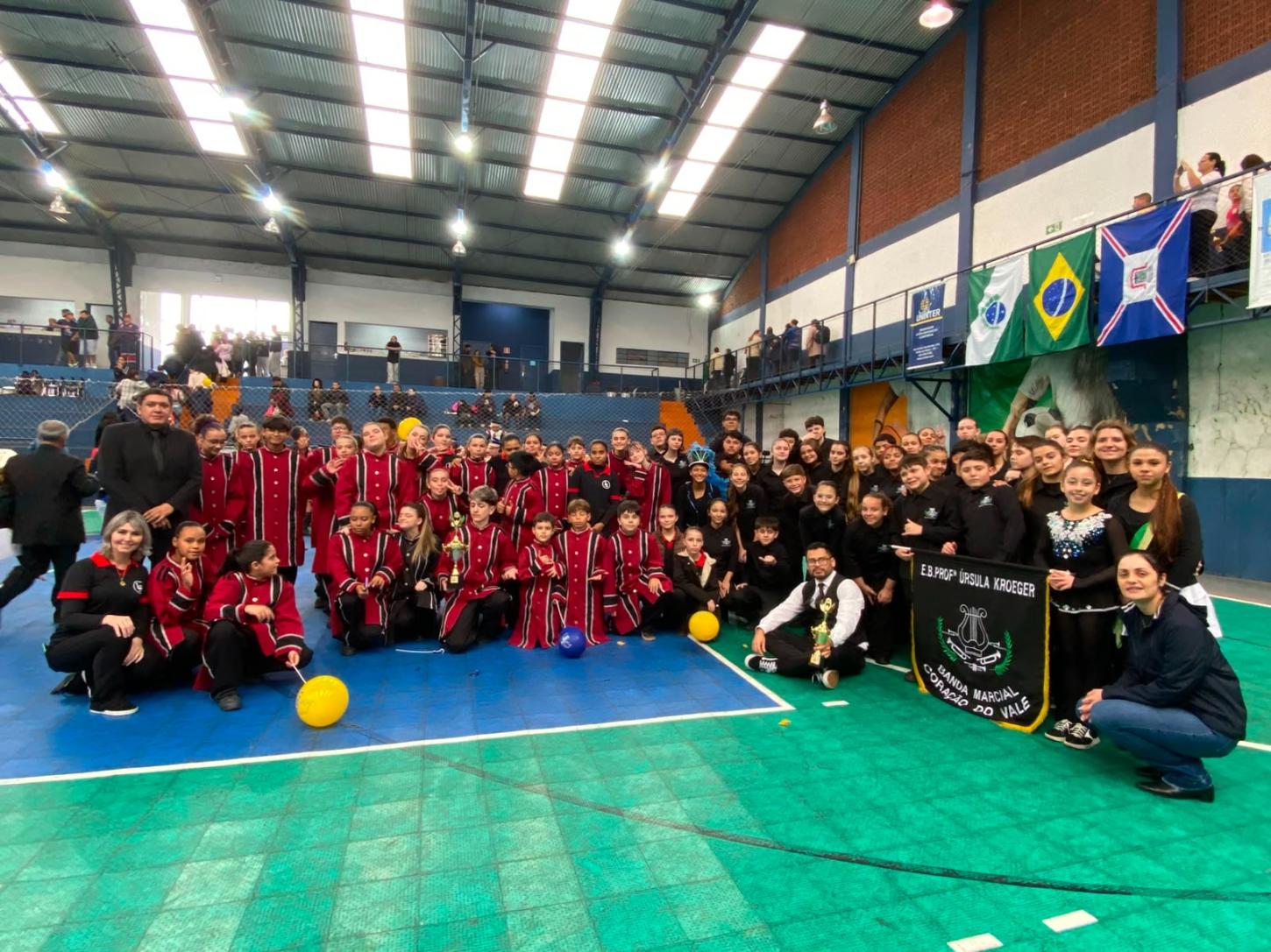 Bandas escolares de Indaial conquistam premiações em Concurso de Fanfarras e Bandas
