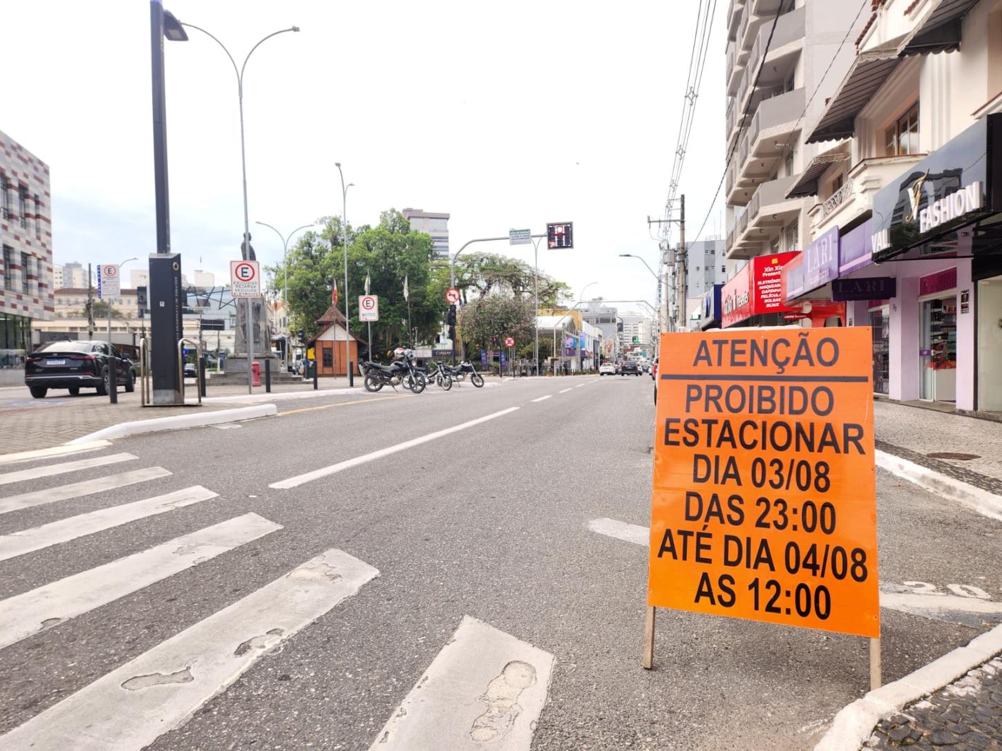 Desfile de aniversário de Brusque altera trânsito no Centro nesta terça-feira (4)