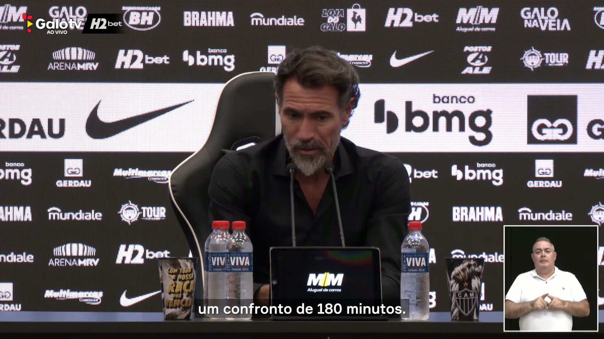 Domínguez mantém otimismo para avançar na Copa do Brasil com o Galo