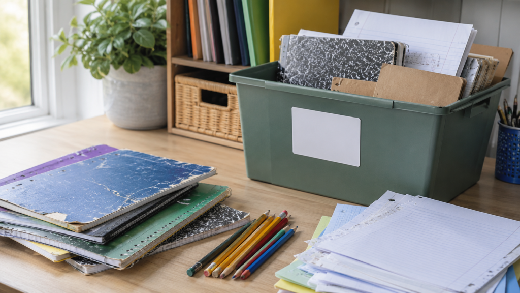 Material escolar usado: o que reaproveitar e o que reciclar