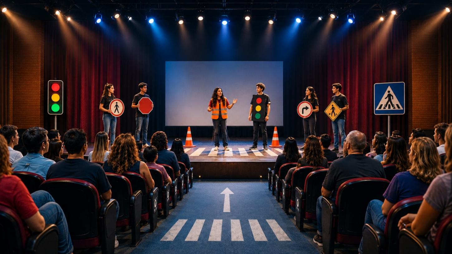 Pomerode sedia etapa regional do Vale do Itajaí do Festival Estudantil de Teatro para o Trânsito (FETRAN/SC) 