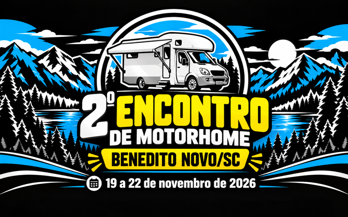 Benedito Novo recebe 2º Encontro de Motorhome com quatro dias de programação