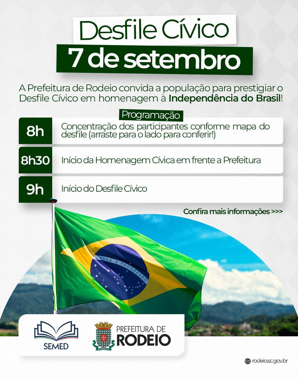 DESFILE CÍVICO DE 7 DE SETEMBRO