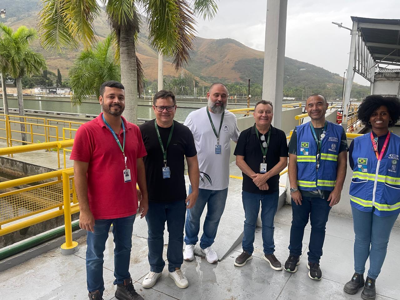 Equipe do Samae busca referências em tratamento de água e redução de perdas no Rio de Janeiro