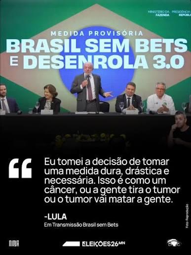 Governo federal lança “Brasil sem Bets” e cria Desenrola 3.0 para resgatar famílias superendividadas por apostas