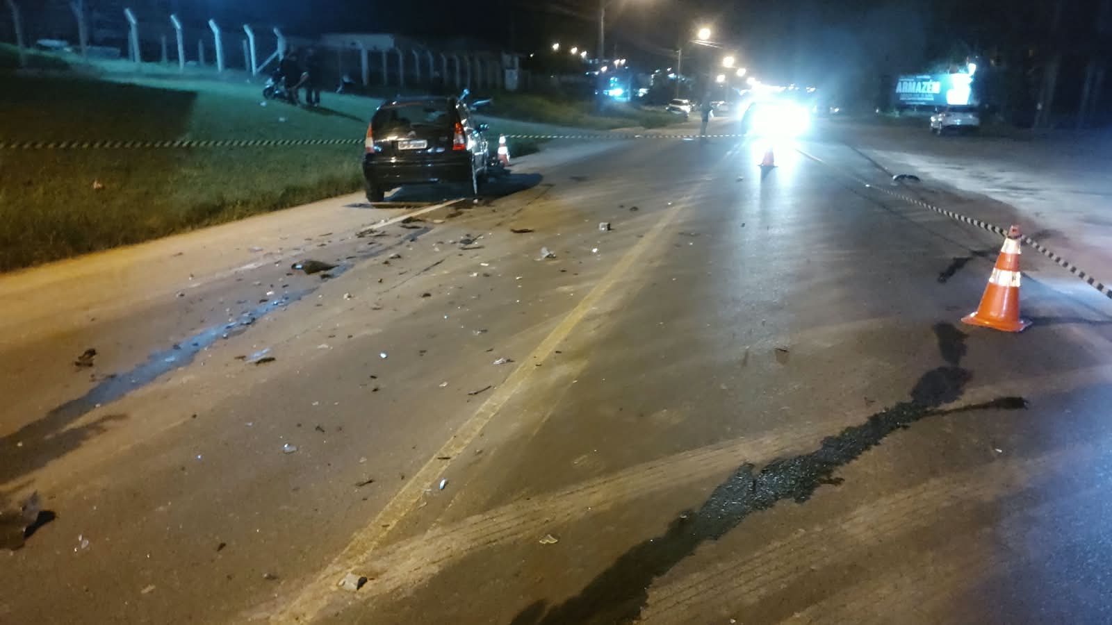 Grave acidente na SC-370 deixa motociclista morto em Gravatal