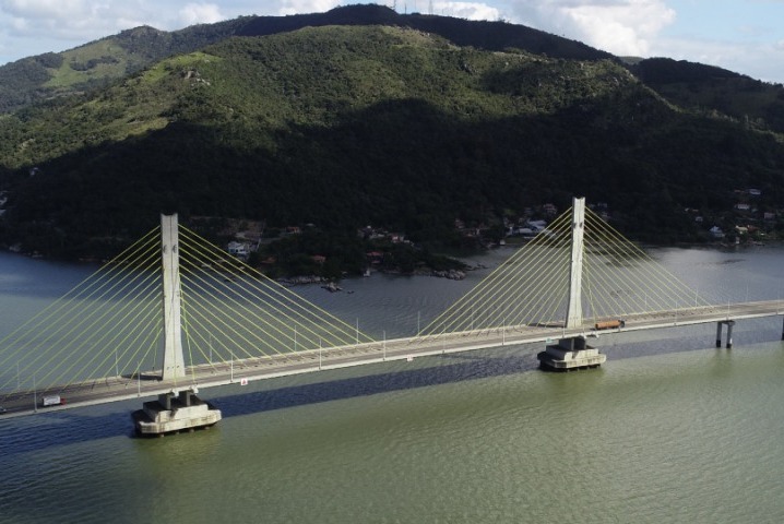 Ponte Anita Garibaldi terá bloqueio durante a madrugada em SC