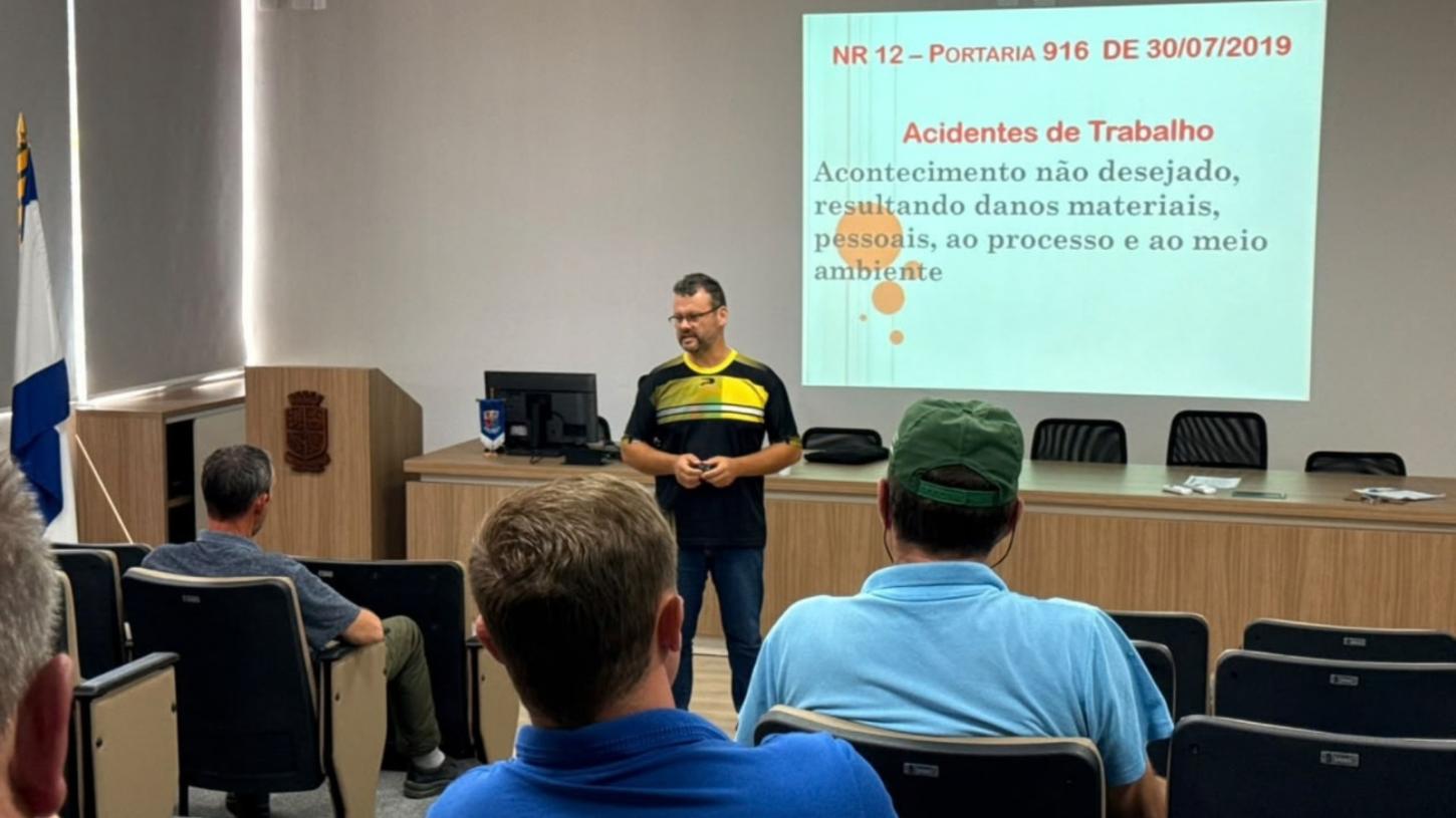 Prefeitura de Pomerode promove capacitação em segurança no trabalho para servidores