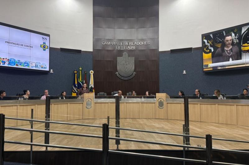 SAÚDE DE ITAJAÍ PRESTA CONTAS DO 2º QUADRIMESTRE DE 2026