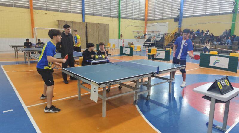 Tênis de mesa define campeões da 32ª edição dos Jogos Escolares de Gaspar 