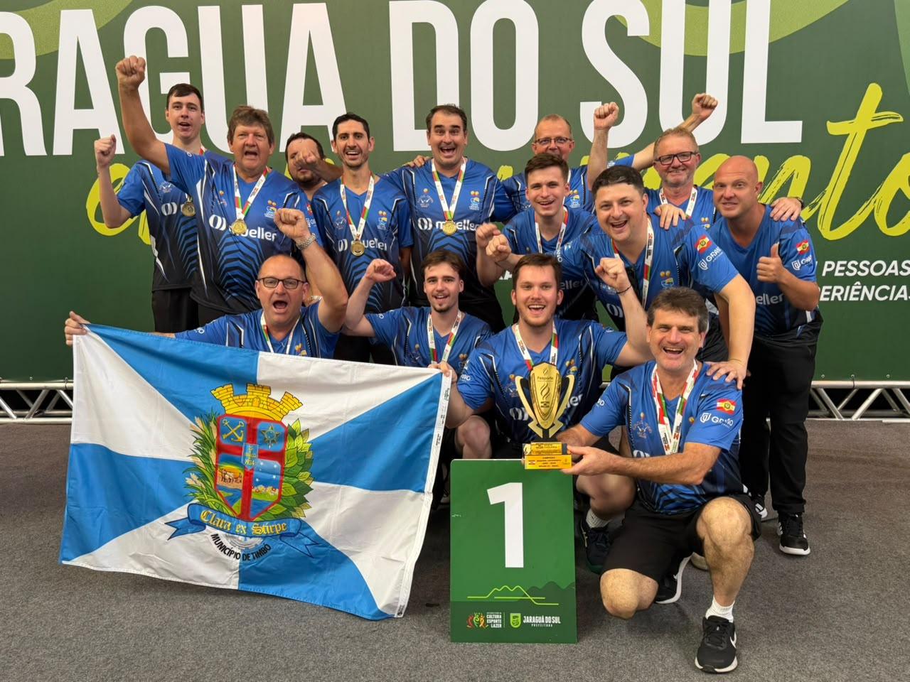 Timbó conquista 2º lugar geral na etapa regional dos JASC em Jaraguá do Sul