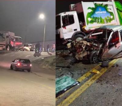 Um homem morreu após fugir de uma abordagem policial e se envolver em um grave acidente de trânsito na BR-280. A ocorrência teve início após uma denúncia de possível abandono de incapaz.
