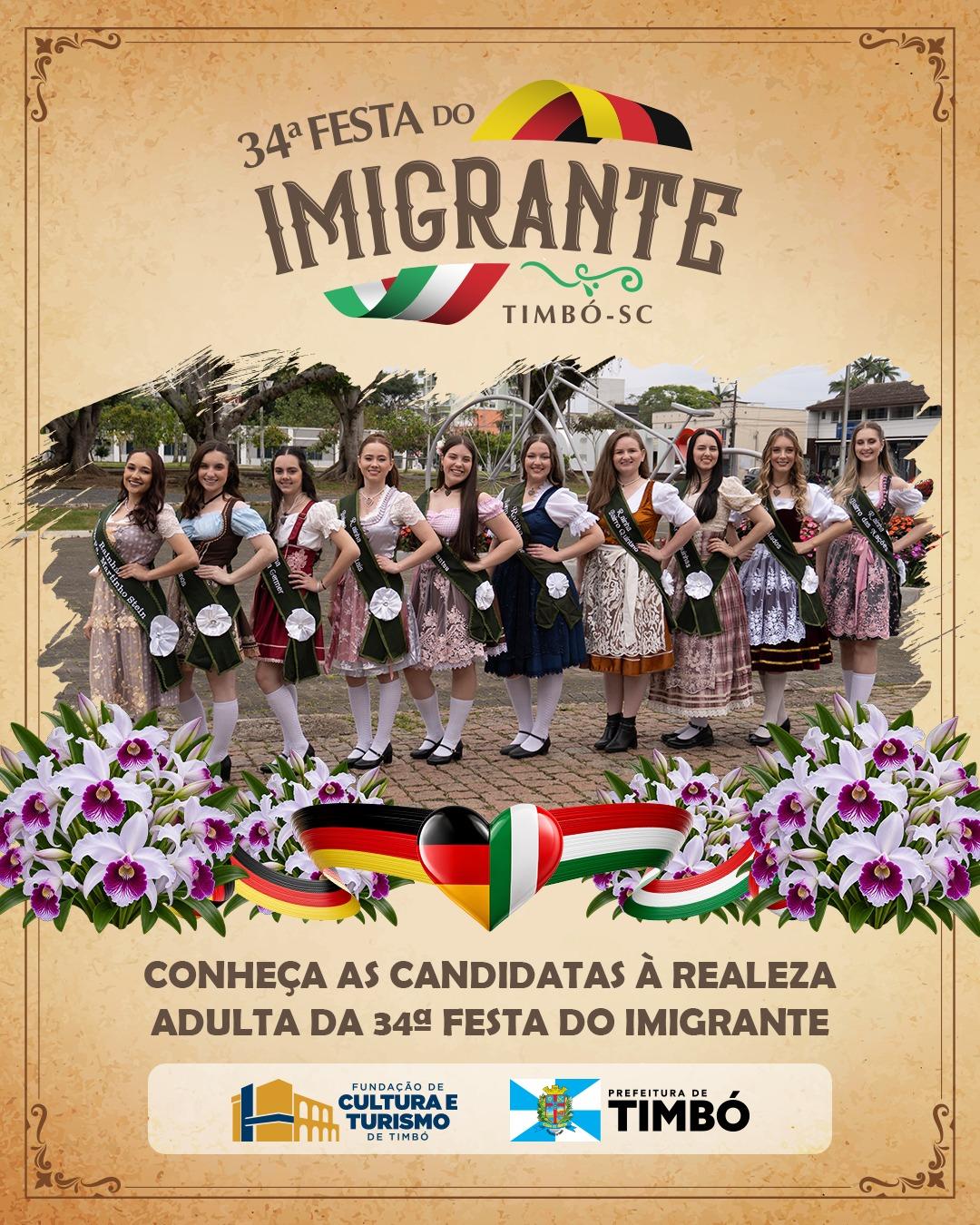 34ª Festa do Imigrante apresenta candidatas à Realeza Adulta