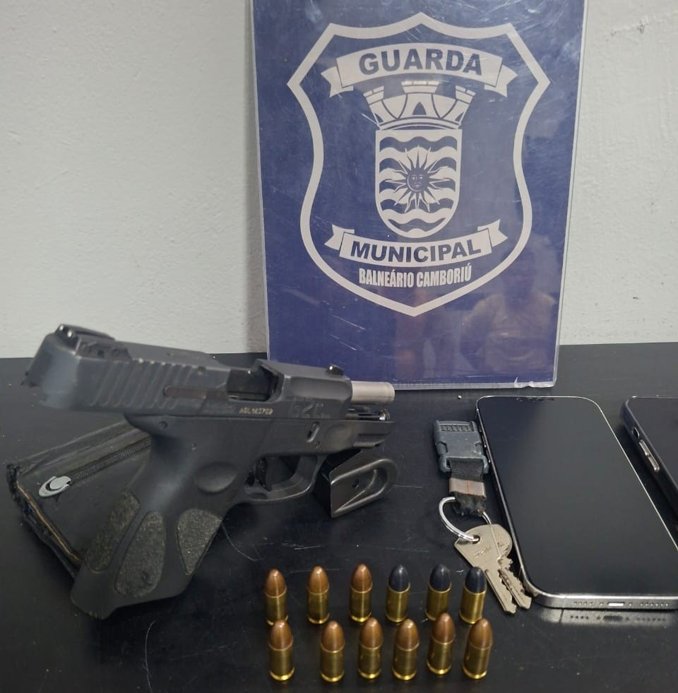 Briga termina com três presos após disparo de arma de fogo em Balneário Camboriú
