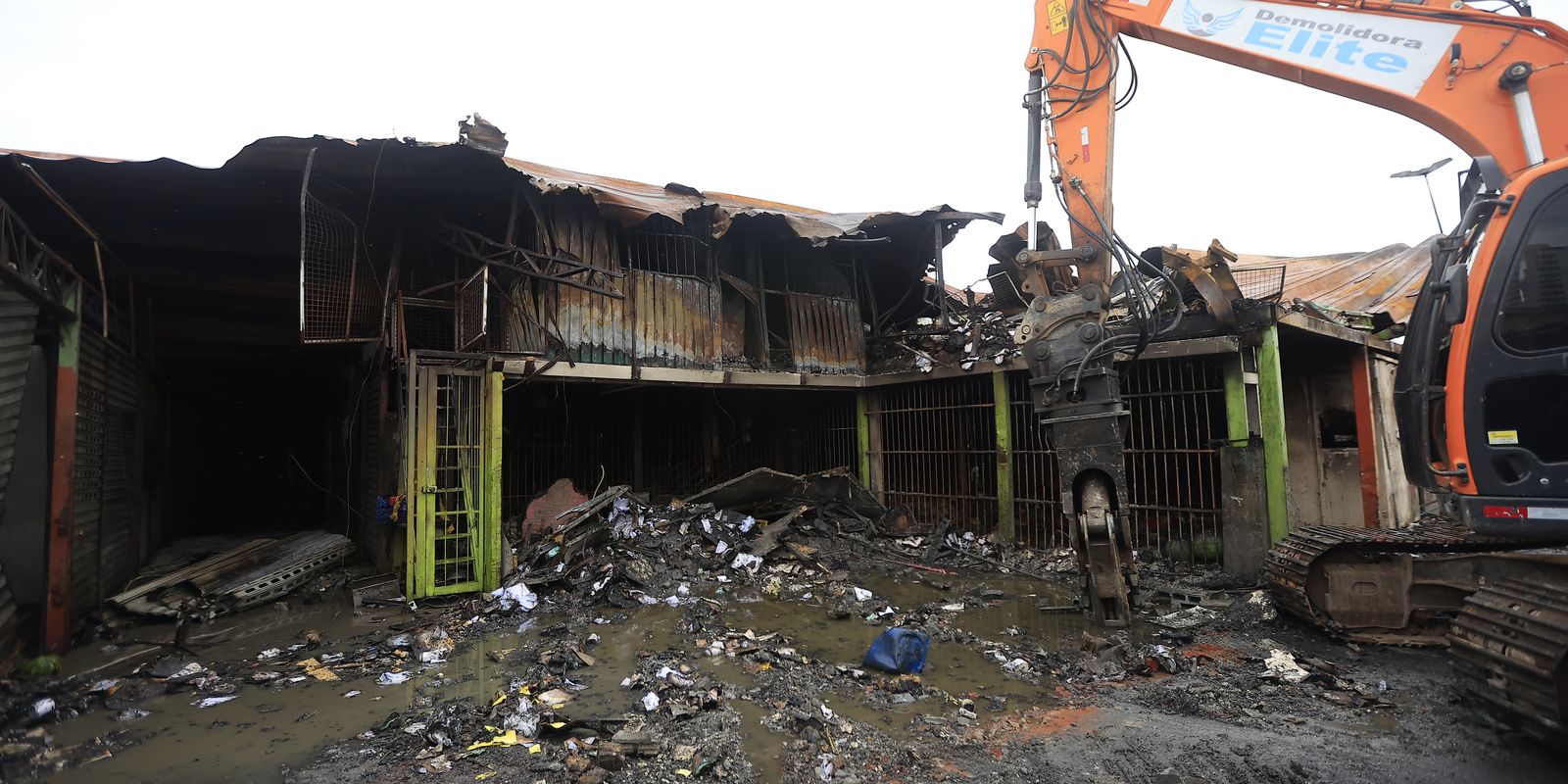 Comerciantes ganham área provisória após incêndio na Ceagesp
