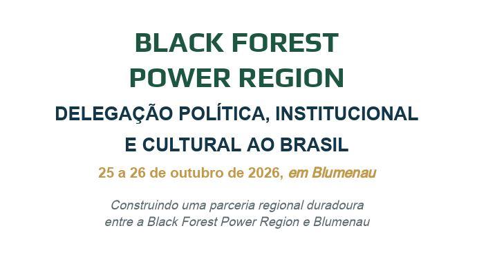 Delegação alemã busca parceria cultural e institucional com Blumenau