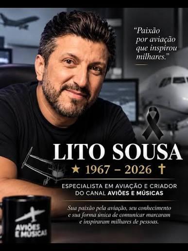 Morre aos 59 anos Lito Sousa, referência na divulgação sobre aviação no Brasil