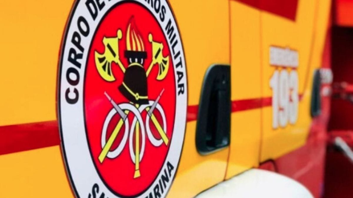 Motociclista fica ferido após colisão com carro em Criciúma