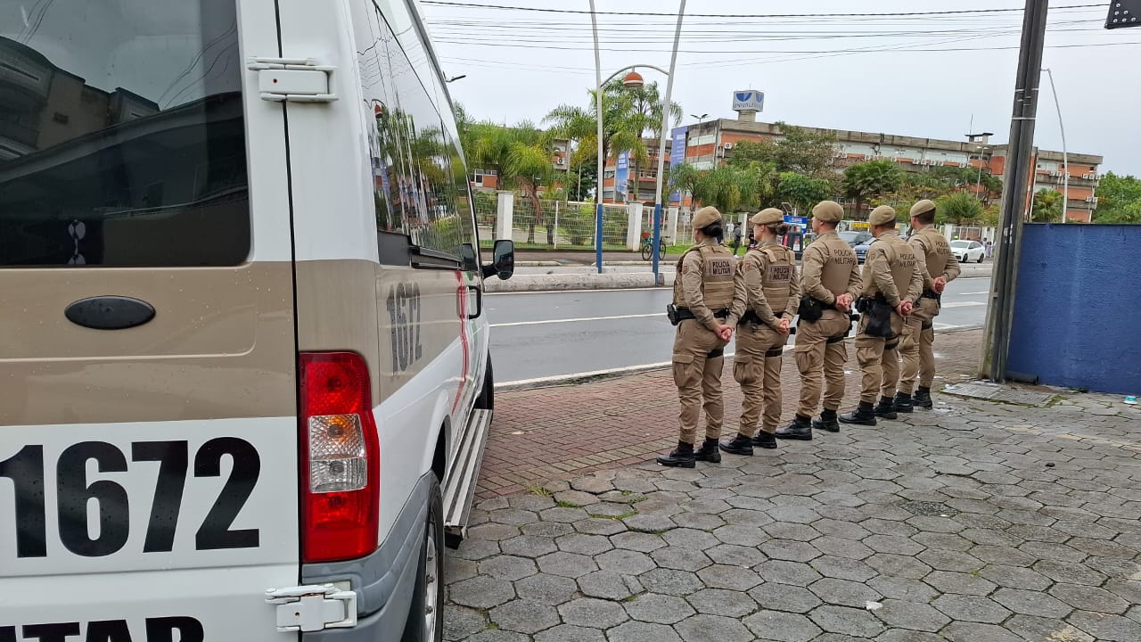 Policiamento já está mobilizado nos locais de votação em BC e Camboriú