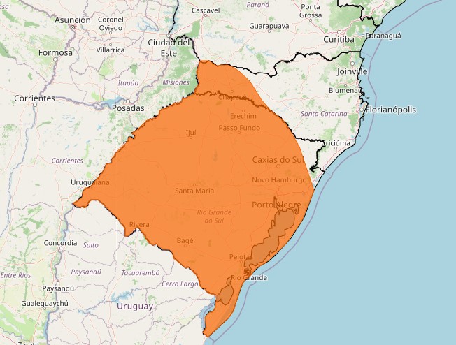 Inmet expande alerta de tempestade e chuvas intensas podem atingir o Paraná