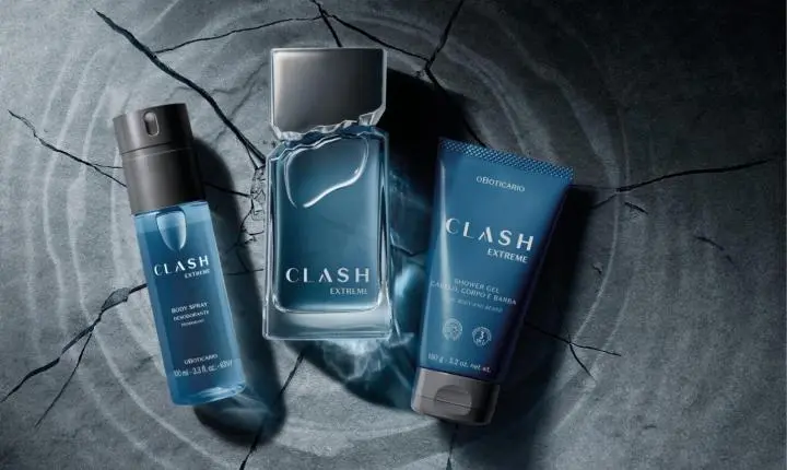 A força máxima do frescor: O Boticário apresenta Clash Extreme, com blend aromático duas vezes mais concentrado 