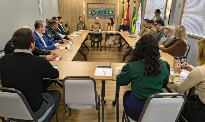 ACII e Conselho das Entidades cobram do comando-geral da PMSC mais policiais para Itajaí
