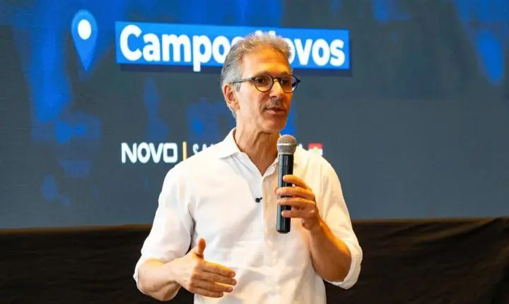 Após chamar SC de referência, pré-candidato à Presidência Romeu Zema volta ao estado e amplia agenda em polos estratégicos