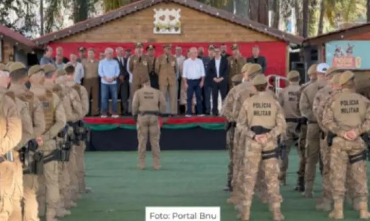 Blumenau celebra 191 anos da Polícia Militar com acordo para ampliar Central de Emergências