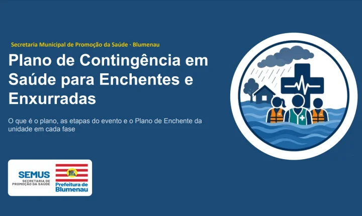 Blumenau prepara rede de saúde para emergências climáticas com plano e capacitações