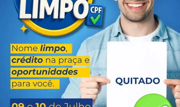 Campanha Nome Limpo vai auxiliar consumidores na renegociação de dívidas em Indaial