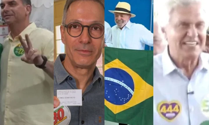 Candidatos à Presidência votam na manhã deste domingo