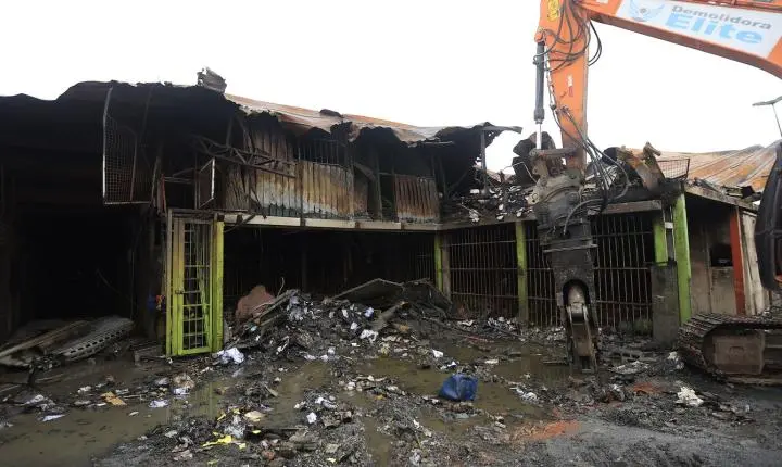 Comerciantes ganham área provisória após incêndio na Ceagesp