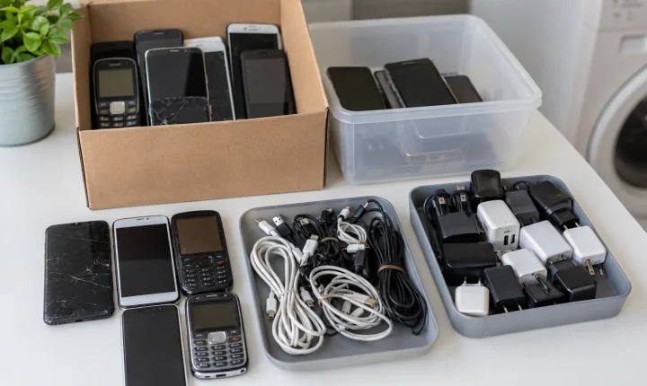 Celulares antigos e cabos: como descartar eletrônicos pequenos