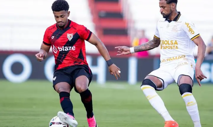 Criciúma é goleado pelo Atlético-GO e se afasta do G2 do Brasileirão da Série B